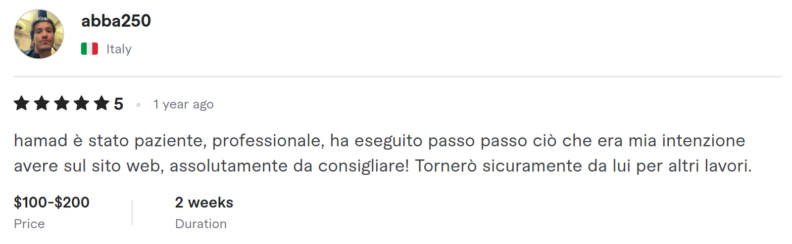 Client Review